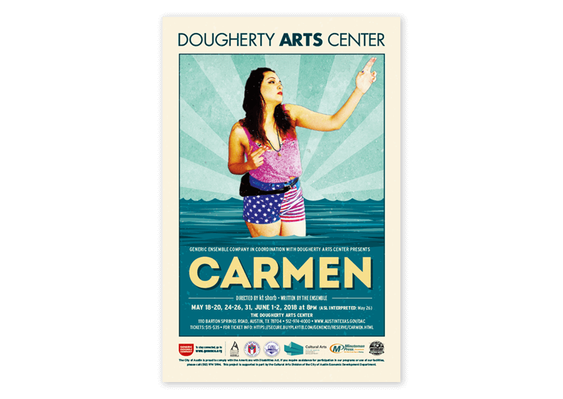 Carmen theater show promo