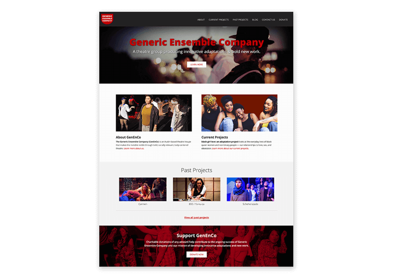 Genenco web design