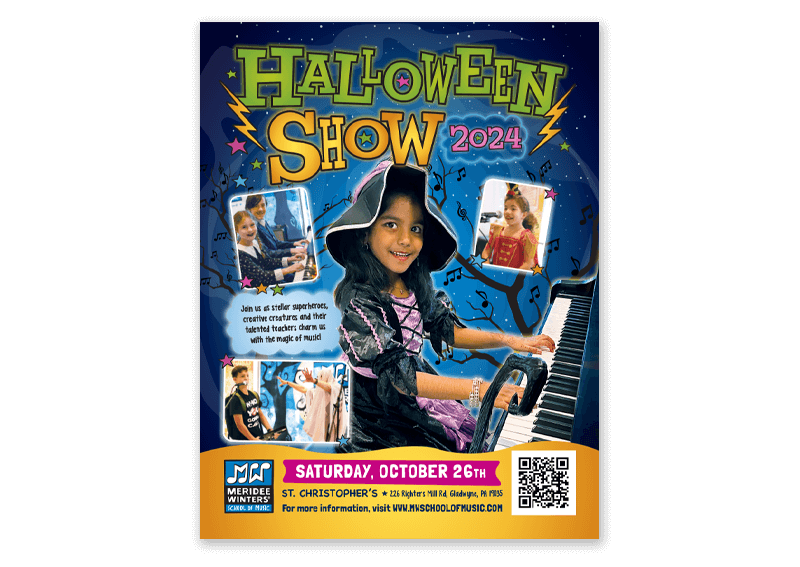 MW Halloween show poster